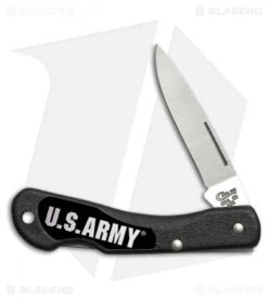 Case US Army Mini Blackhorn Lockback Knife 3.125" Black Zytel (LT059L SS) 15010