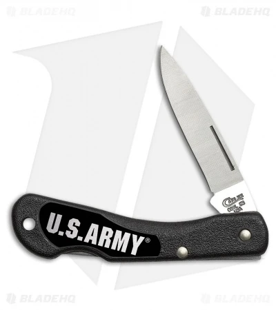 Case US Army Mini Blackhorn Lockback Knife 3.125" Black Zytel (LT059L SS) 15010