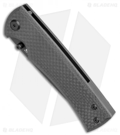 Chaves Liberation 229 Frame Lock Knife Blackout CF (3.75" Black SW) - Image 2