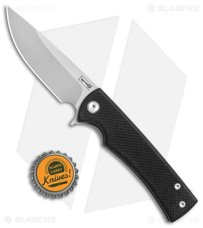 Chaves Liberation Street Drop Point Frame Lock Knife Black G-10 (3.4" SW) - Image 5
