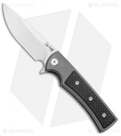 Chaves Ultramar Liberation Street Flipper Knife Carbon Fiber (3.4" Satin)