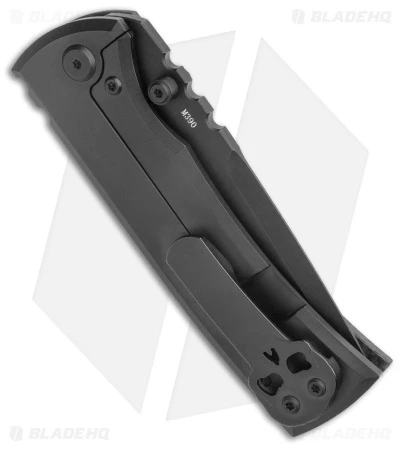 Chaves Redencion 229 Frame Lock Knife Black/Ti Carbon Fiber (3.63" Black SW) - Image 4