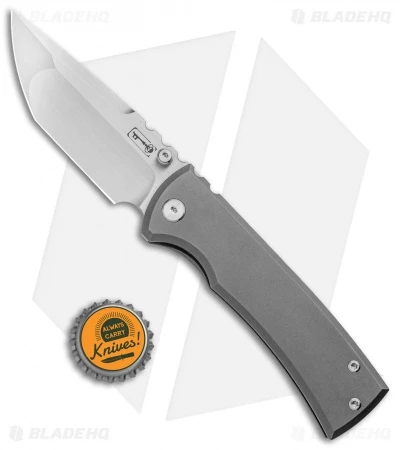 Chaves Ultramar Redencion 229 Tanto Knife Bead Blast Ti (3.63" Hand Satin) - Image 4