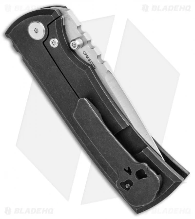 Chaves Ultramar Redencion Street Tanto Knife Black G-10/PVD Ti (3.25" Satin) - Image 3