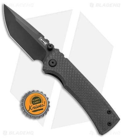 Chaves Ultramar Redencion Street Tanto Knife Carbon Fiber (3.25" Black) - Image 6