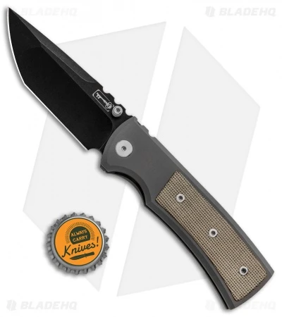 Chaves Ultramar Redencion Street Tanto Knife Green Micarta (3.25" Black SW) - Image 4
