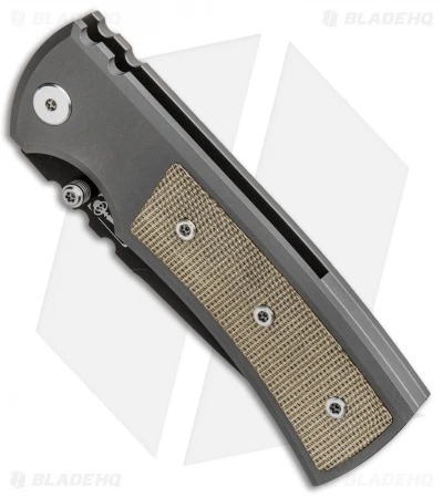 Chaves Ultramar Redencion Street Tanto Knife Green Micarta (3.25" Black SW) - Image 2