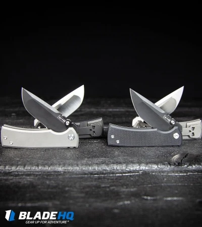 Chaves Ultramar Redencion Street Tanto Knife Black G-10/PVD Ti (3.25" Satin) - Image 5