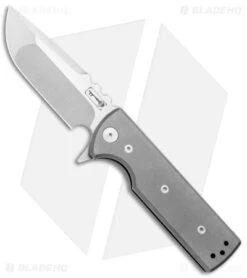 Chaves Ultramar T.A.K. Liner Lock Knife Drop Point Titanium (2.75" Satin M390)