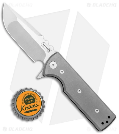 Chaves Ultramar T.A.K. Liner Lock Knife Drop Point Titanium (2.75" Satin M390) - Image 5