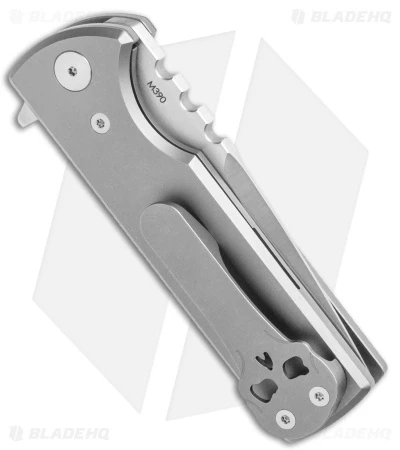 Chaves Ultramar T.A.K. Liner Lock Knife Drop Point Titanium (2.75" Satin M390) - Image 3