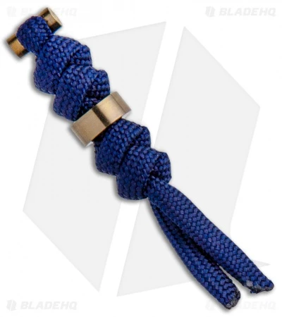 Chris Reeve Knives Small Sebenza 21 Lanyard Blue W/ Gold Pin