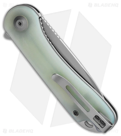 CIVIVI Elementum Tanto Liner Lock Knife Natural G-10 (2.9" Bead Blasted S35VN) - Image 3