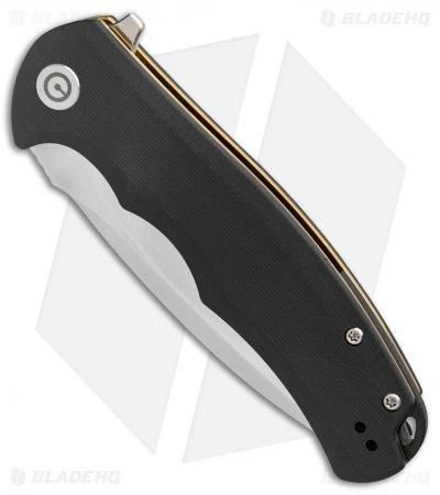 CIVIVI Praxis Flipper Liner Lock Knife Black G-10 (3.75" Satin) C803C - Image 3