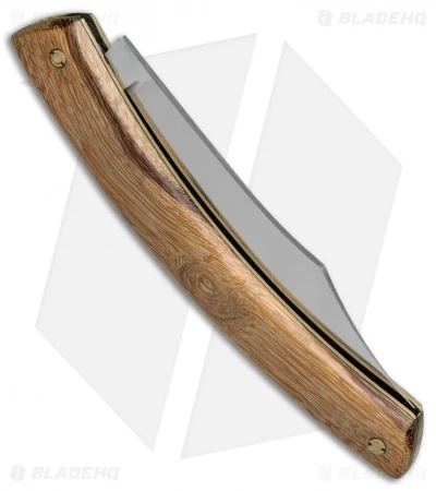 Douk-Douk Le Thiers Folding Knife Snakewood Folder (4" Plain) - Image 3