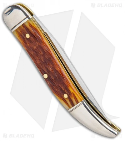 GEC #12 Northfield UN-X-LD Copperhead Pocket Knife Pony Cut Bone - Image 3