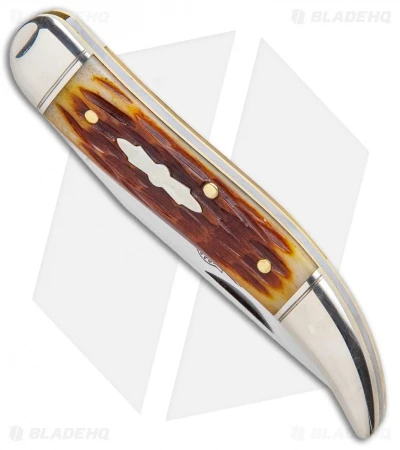 GEC #12 Northfield UN-X-LD Copperhead Pocket Knife Pony Cut Bone - Image 2