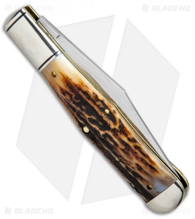 GEC #97 Northfield UN-X-LD Pocket Knife 4.6" Sambar Stag - Image 3