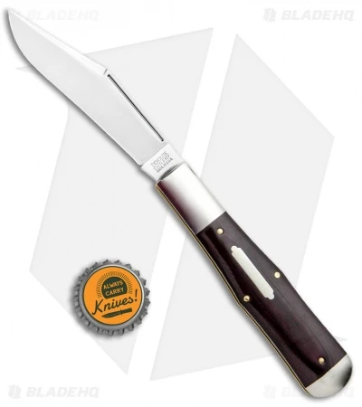 GEC #97 Tidioute Cutlery Pocket Knife 4.6" Maroon Micarta - Image 4