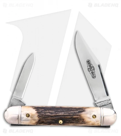 GEC Northfield UN-X-LD Cutlery White Owl 3.25" Pocket Knife Sambar Stag