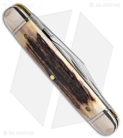 GEC Northfield UN-X-LD Cutlery White Owl 3.25" Pocket Knife Sambar Stag - Image 2