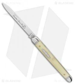 GEC Stainless Fruit Knife Glow In The Dark Lemon Brite Acrylic (3" Mirror)