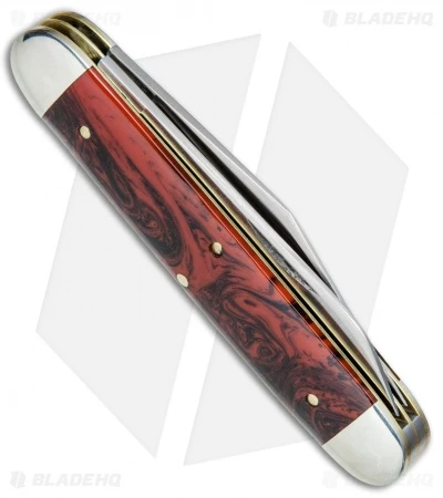 GEC #54 Tidioute Cutlery Big Jack Pocket Knife 4" Red River Acrylic 541217 - Image 3