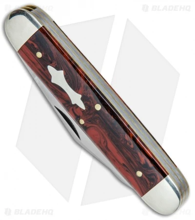 GEC #54 Tidioute Cutlery Big Jack Pocket Knife 4" Red River Acrylic 541217 - Image 2