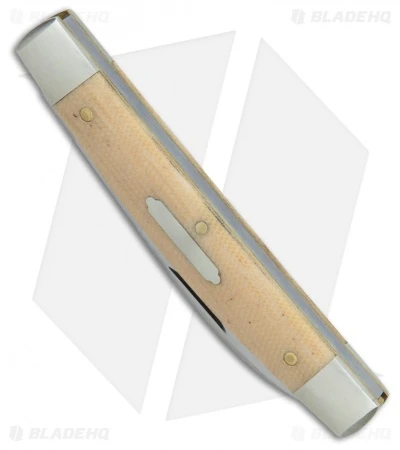 GEC #13 Tidioute Cutlery Clerk Pocket Knife 3.6" Muslin Micarta 130217 - Image 3