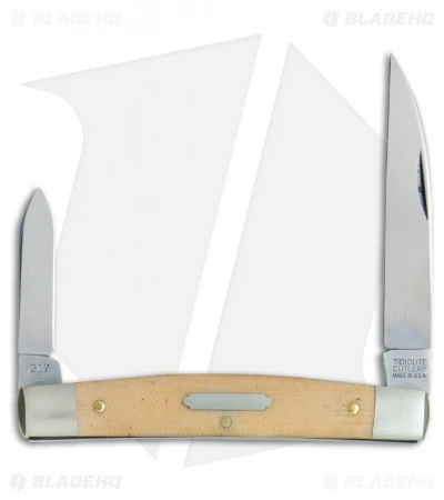 GEC #13 Tidioute Cutlery Clerk Pocket Knife 3.6" Muslin Micarta 130217