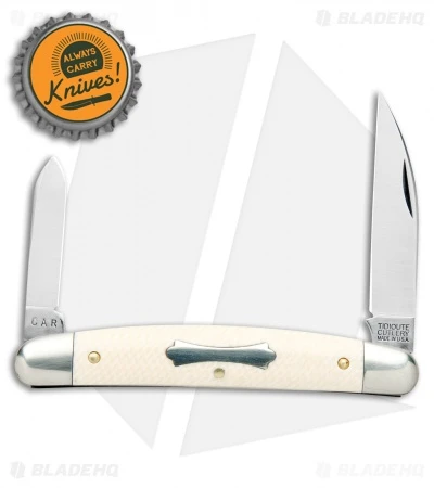 GEC Tidioute Cutlery Easy Pocket Congress Knife 3.75" Unicorn Ivory Acrylic - Image 4