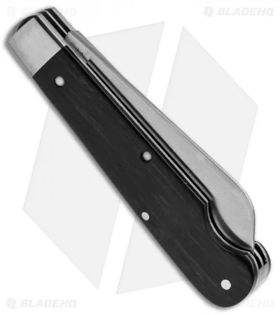 GEC #15 Tidioute Huckleberry Crown Lifter Boy's Knife 3.5" Ebony Wood 153216CL - Image 3