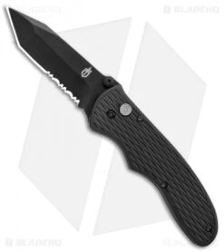 Gerber FAST Draw Tanto Knife Assisted Opening (3" Black Serr)