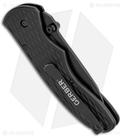 Gerber FAST Draw Tanto Knife Assisted Opening (3" Black Serr) - Image 3