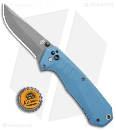Gerber Haul A/O Spring Assisted Knife Blue GFN (3.1" Gray) 30-001397 - Image 4
