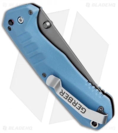 Gerber Haul A/O Spring Assisted Knife Blue GFN (3.1" Gray) 30-001397 - Image 3