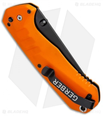 Gerber Haul A/O Spring Assisted Knife Orange GFN (3.1" Black) 30-001398 - Image 3