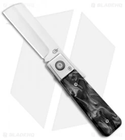 Gerber Jukebox Front Flipper Liner Lock Knife Black Marble (2.75" Satin)