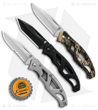 Gerber Mini Paraframe 3 Piece Combo Pack (Black, Camo, Bead Blast) 31-003256 - Image 11