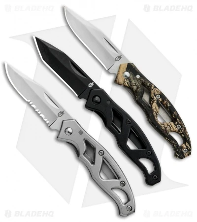Gerber Mini Paraframe 3 Piece Combo Pack (Black, Camo, Bead Blast) 31-003256