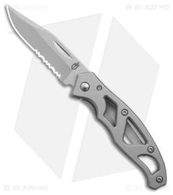 Gerber Mini Paraframe Frame Lock Knife Gray Stainless Steel (2.25" Satin) G48484