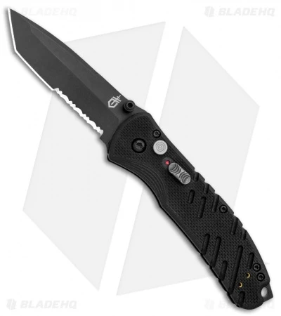 Gerber Propel Downrange AO Assisted Opening Knife Black (3.5" Black Serr)
