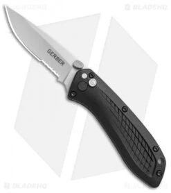 Gerber US-Assist Spring Assisted Knife Black (3" 420HC Gray Serr) 30-001294
