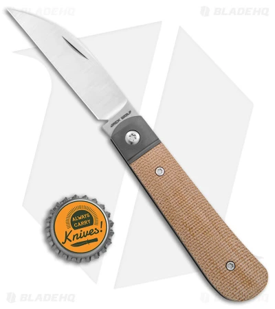 Jack Wolf Knives Laid Back Jack Slip Joint Knife Natural Micarta (2.8" Satin) - Image 5