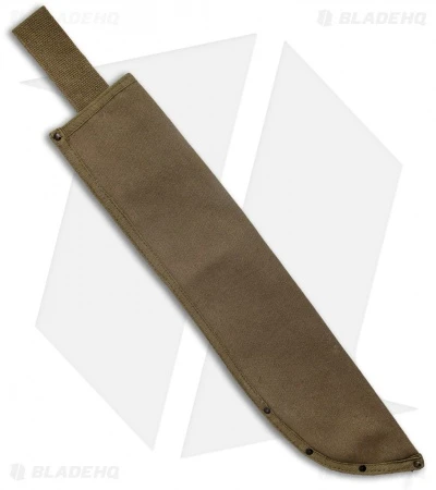 Jake Hoback Knives Fixed Blade Machete "The Way" Black Micarta (18" Stonewash) - Image 3