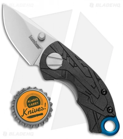 Kershaw Anso Aftereffect Liner Lock Knife Black FRN (1.70" Bead Blast) 1180 - Image 4