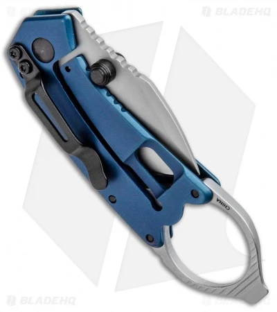 Kershaw Antic Frame Lock Knife Blue (1.75" Bead Blast) 8710 - Image 3