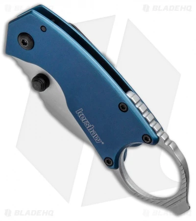Kershaw Antic Frame Lock Knife Blue (1.75" Bead Blast) 8710 - Image 2
