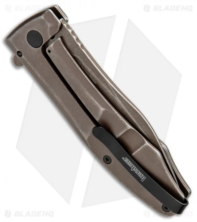 Kershaw Boilermaker Assisted Opening Frame Lock Knife Brown (3.3" Brown) 3475 - Image 3