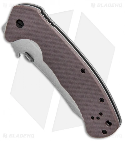 Kershaw CQC-11K D2 Frame Lock Knife Brown G-10 (3.5" Stonewash) 6031D2 - Image 2